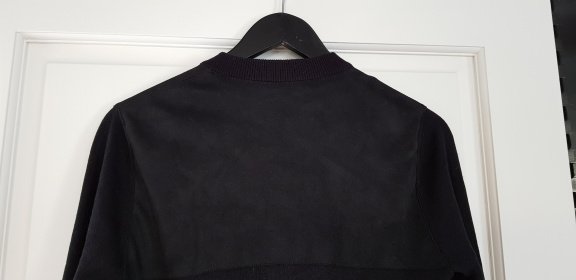 Zara Man knit wear zwart net vestje maat S 170/176 nieuw - 4