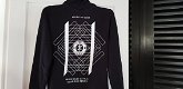 Ashestodust zwarte sweater met capuchon hoodie maat xs maat 164/170 - 2 - Thumbnail