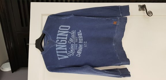 Vingino vintage jeans blauwe trui maat 16/176 - 1