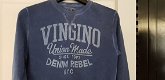 Vingino vintage jeans blauwe trui maat 16/176 - 2 - Thumbnail