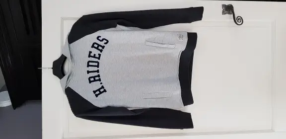Hound grijze sweater met capuchon en steekzakken hoodie 170/176 nieuw - nr. 1