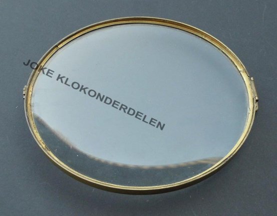=== Pendule deur = bol glas = gebruikt === 39612 - Afbeelding 2
