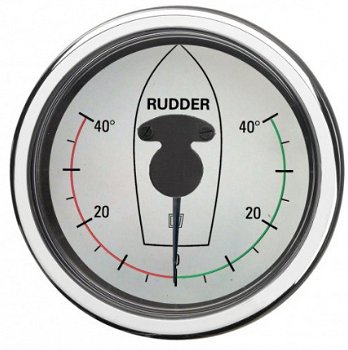 Roerstandaanwijzer wit 12/24V 107mm - 1