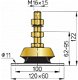 Vetus flexibele motorsteun type K50V - 2 - Thumbnail