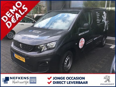 Peugeot Partner - 1.6 BlueHdi 100pk Premium Long | Navigatie | Airco | Parkeersensoren | 3-zits | - 1