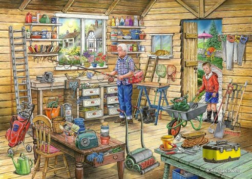 House of Puzzles - No.14 Fred's Shed - 1000 Stukjes Nieuw - 1