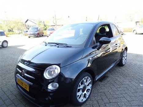 Fiat 500 - TwinAir Turbo 80 Sport INCL 6MND GARANTIE AIRCO/16''LMV/BLUE&ME/ELEK - 1