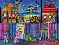 JaCaRou Puzzles - The Backstreet Cats - 1000 Stukjes
