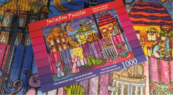 JaCaRou Puzzles - The Backstreet Cats - 1000 Stukjes - 2