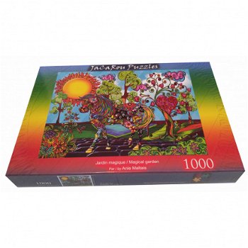 JaCaRou Puzzles - Magical Garden - 1000 Stukjes - 4