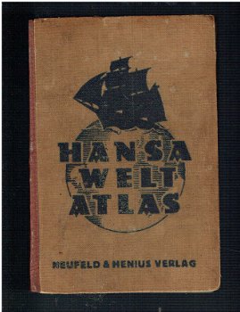 Hansa Weltatlas 1933 - 1