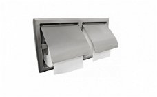 Sanifun dubbele toiletrolhouder Ajax RVS
