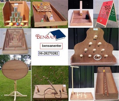 oud hollandse spellen tafel touw ringgooien bensan enter - 4