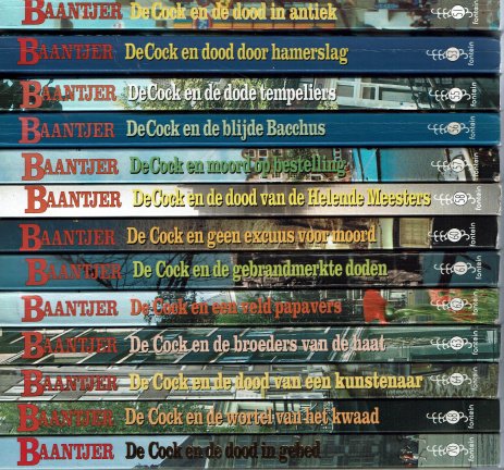 baantjer boeken vanaf nr. 11 - 71 & enkele ongenummerde titels. - Afbeelding 2