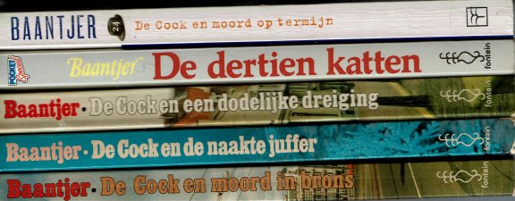 baantjer boeken vanaf nr. 11 - 71 & enkele ongenummerde titels. - Afbeelding 3
