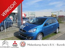 Mitsubishi Space Star - 1.2 Advance CVT 14"/Navigatie/DAB+/Cruise/Climate/Bluetooth/Licht & regensen