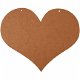 Houten xl hart groot 50cm per stuk feest bruiloft love hobby - 1 - Thumbnail