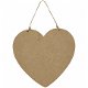 Houten xl hart groot 50cm per stuk feest bruiloft love hobby - 2 - Thumbnail