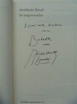 GESIGNEERD - Abdelkader Benali - De langverwachte - hardcover - 2