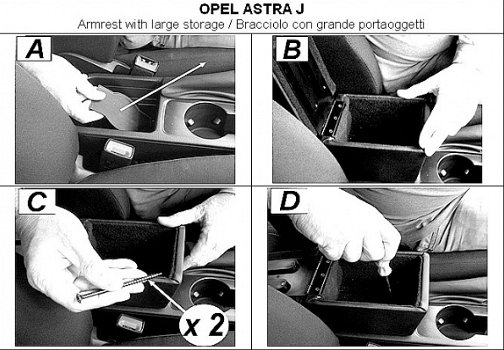 Armsteun Opel Astra J 09-15 / Astra J GTC 12- Luxury Braccioli - 5