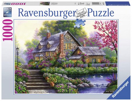 Ravensburger - Romantic Cottage - 1000 Stukjes Nieuw - 2