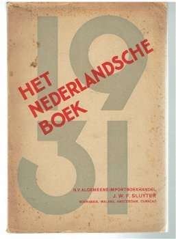 Het Nederlandsche boek 1931 (Nederlandsche uitgeversbond) - 1