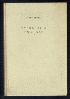 Typografie en kunst door J. Otto Kehrli