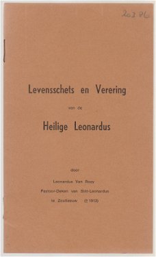 L. van Rooy: Levensschets en Verering van de Heilige Leonardus