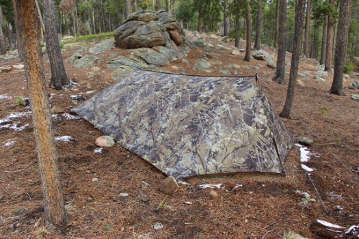 Warbonnet GT (Ground Tarp) Olive Brown 30D Silnylon - 1