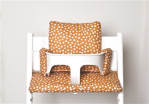 Gecoate stoelverkleiner kussens voor stokke tripp trapp kinderstoel 'Pastel Dots - 4