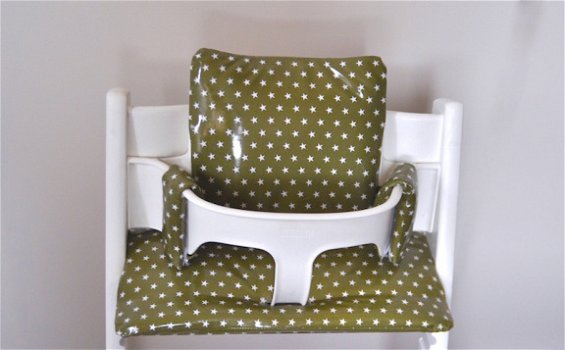 Gecoate stoelverkleiner kussens voor stokke tripp trapp kinderstoel 'Botanie' - 2