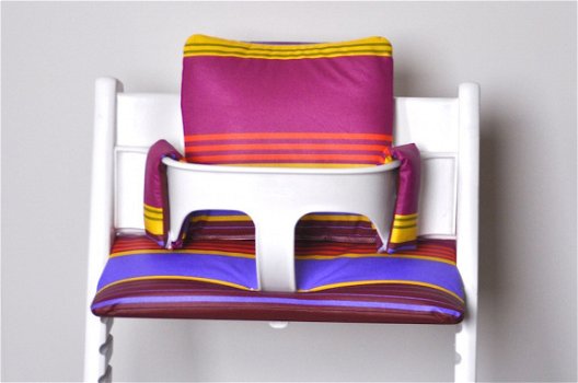Gecoate stoelverkleiner kussens voor stokke tripp trapp kinderstoel 'Paddestoel' - 8