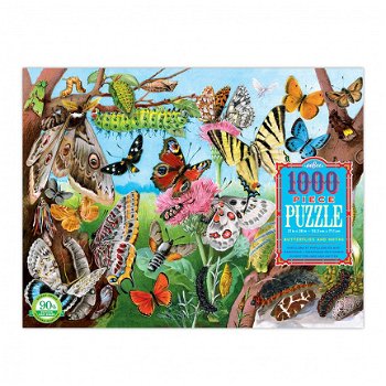 EeBoo - Butterflies and Moths - 1000 Stukjes - 2