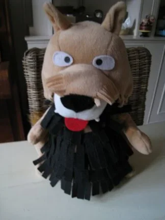 Handpop Bor de Wolf uit de Fabeltjeskrant - nr. 1
