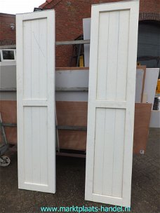 2 deurluiken, verduisteringsluiken 50 x 230 cm hardh (a25)49