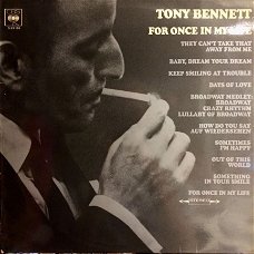 LP Tony Bennett For once in my life