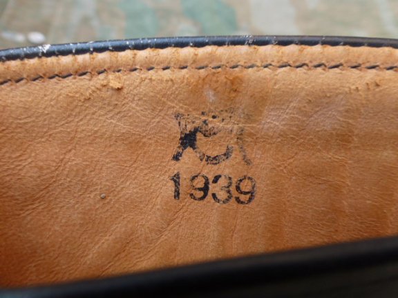 Zwart lederen beenkappen -Voor 1940 - Afbeelding 3