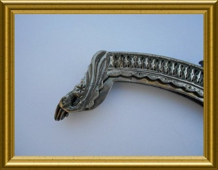 Nog een antieke zilveren beursbeugel // antique silver purse frame from 1858 - 3