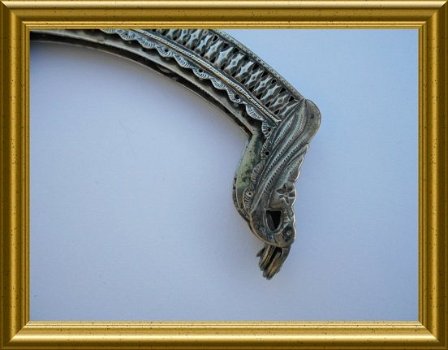 Nog een antieke zilveren beursbeugel // antique silver purse frame from 1858 - 4
