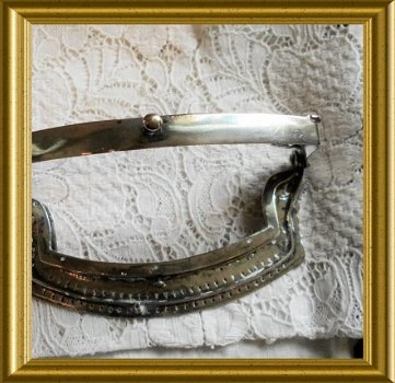 Nog een antieke zilveren beursbeugel // antique silver purse frame from 1858 - 5