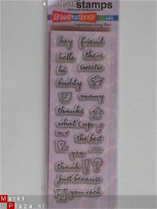 OP=OP: stampendous clear stempel notes