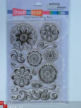 OP=OP: stampendous clear stempel bold blossoms L - 1