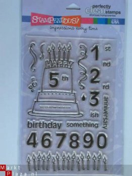 OP=OP: stampendous clear stempel birthdaycake L - 1