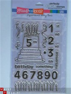 OP=OP: stampendous clear stempel birthdaycake L