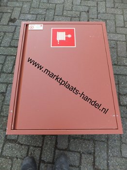 Brandslang haspel met stalen omkasting 73 x 94 x14cm (a35)27 - 1