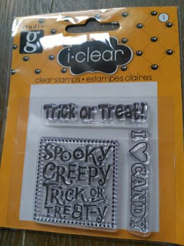 OP=OP studio G clear stempel trick or treat - 1