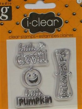 OP=OP studio G clear stempel halloween fun - 1