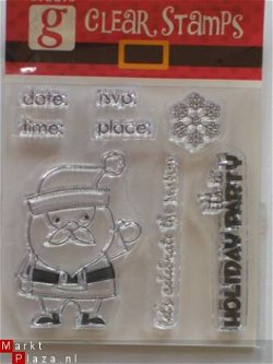 OP=OP studio G clear stempel christmas santa