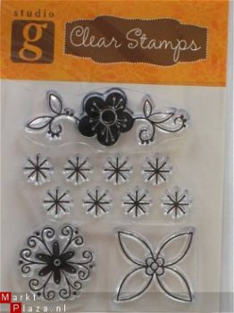 OP=OP studio G clear stempel flowers 4 - 1