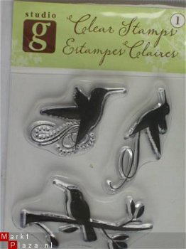 OP=OP studio G clear stempel birds - 1